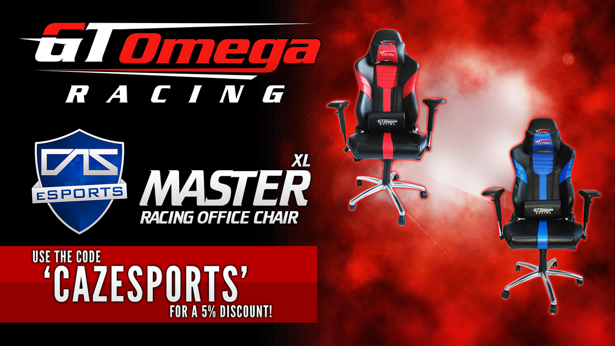 CAZeSports's tweet photo. Get yourself a @GTOmegaRacing MASTER XL Office chair now, use code 'CAZeSports' for 5% off! http://t.co/0MotcApYX4 http://t.co/qcUJmHMlDR