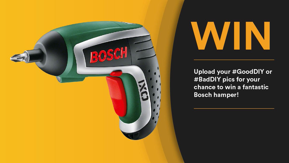 QuestTV's tweet photo. #Win Send us your pics of DIY disasters to win brill Bosch prizes! Share the pain! http://t.co/Fcn2mxCfnN #BadDIY http://t.co/9XACLMu6xh