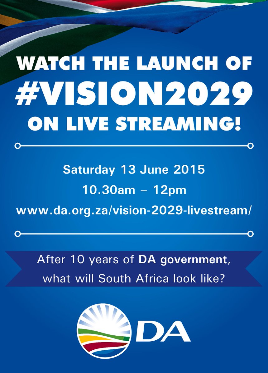 Our_DA's tweet photo. Tomorrow we launch #Vision2029. You can watch the LIVE STREAM on our website: http://t.co/QEnqUAgK3Z http://t.co/pzPqRC0Nqv