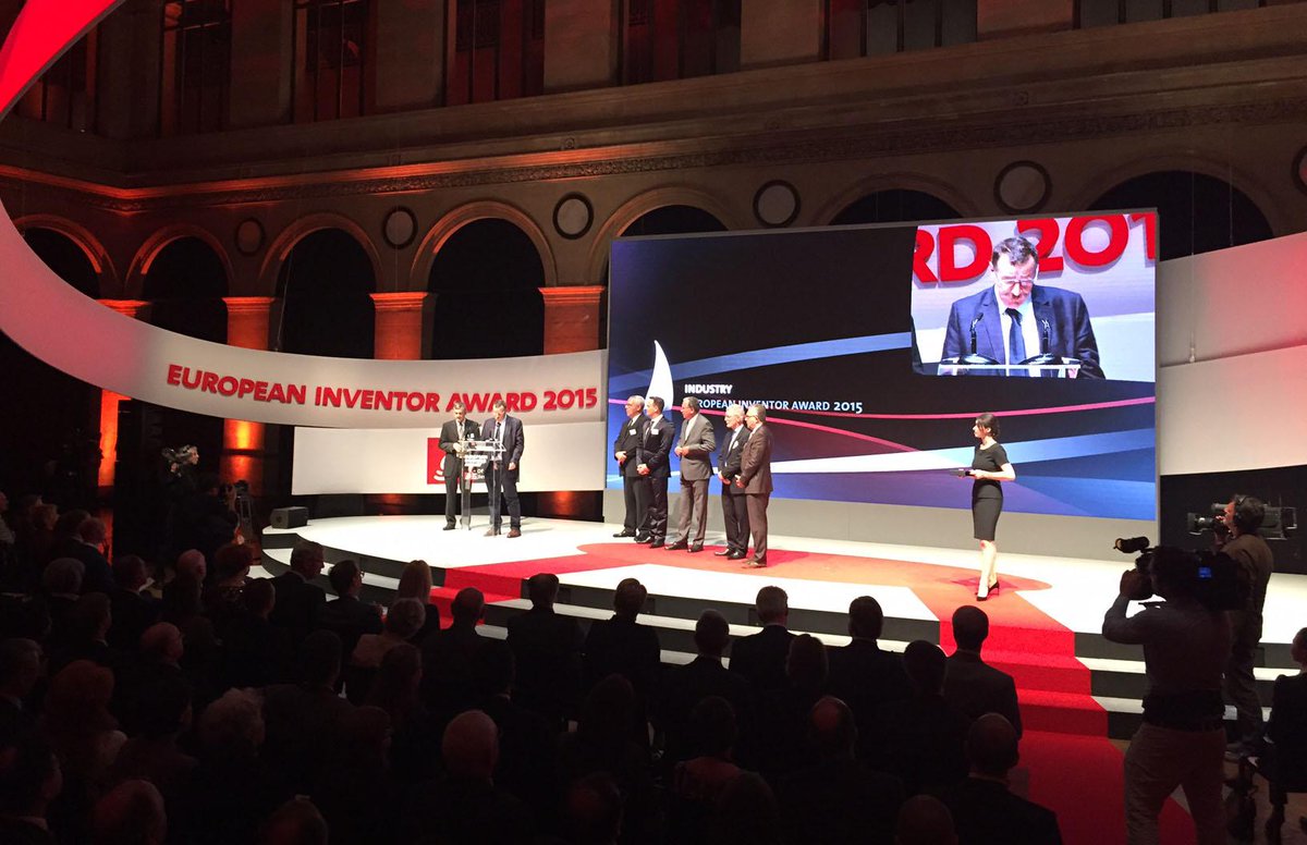 Congratulations! #NXP's Philippe &amp; Franz won the European Inventor Award "Industry" section <a href="/EPOorg/">EuropeanPatentOffice</a>  #NFC #EIA2015
