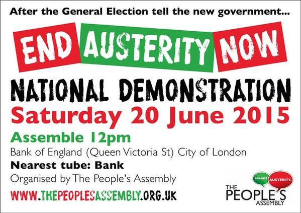 <a href="/Westway23/">Westway23</a> #HousingBloc on #EndAusterityNow! Demo <a href="/pplsassembly/">People's Assembly</a> Sat 20th June facebook.com/events/1588796…