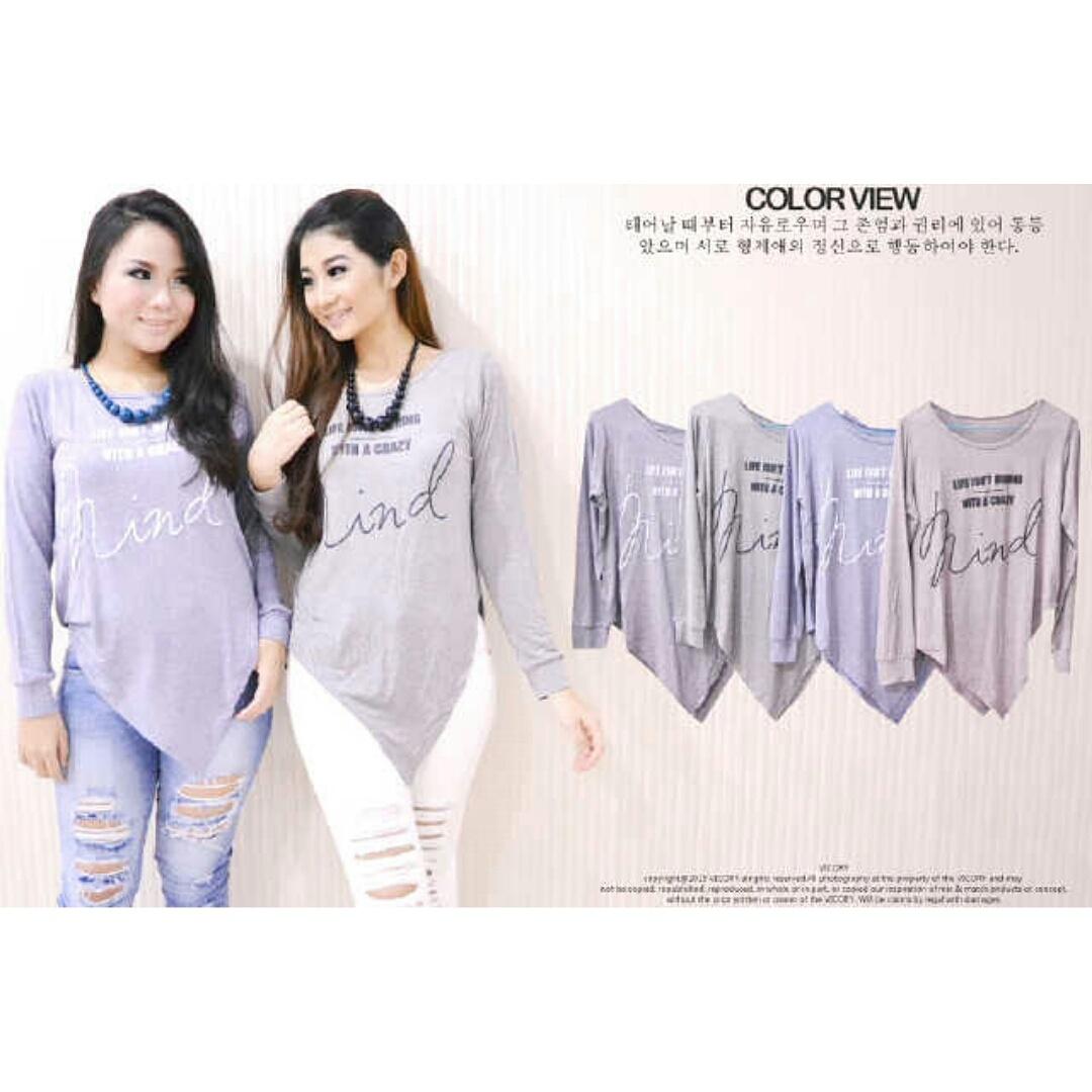 Ready!! 💃 Triangle bottom cut tees, Bhn kulit jeruk cotton, idr. 75.000 😍😍