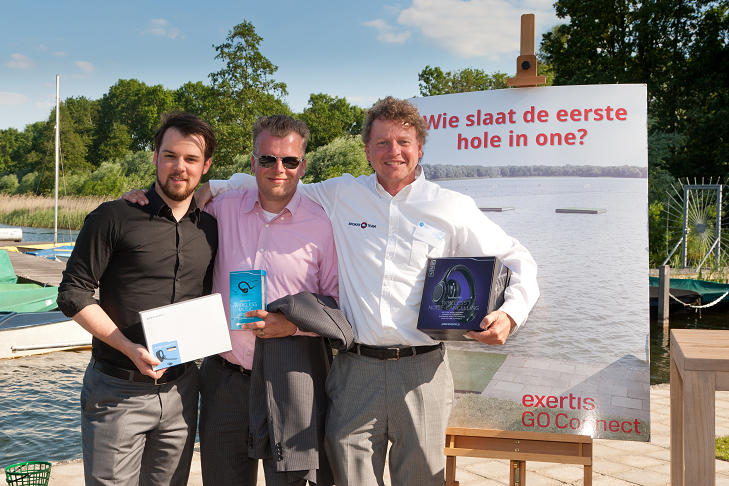 SESLync's tweet photo. Geslaagde derde editie #SES #SkypeforBusiness #Summerfair  @exertisbenelux #golf challenge met blije winnaars http://t.co/19Se30kGx3
