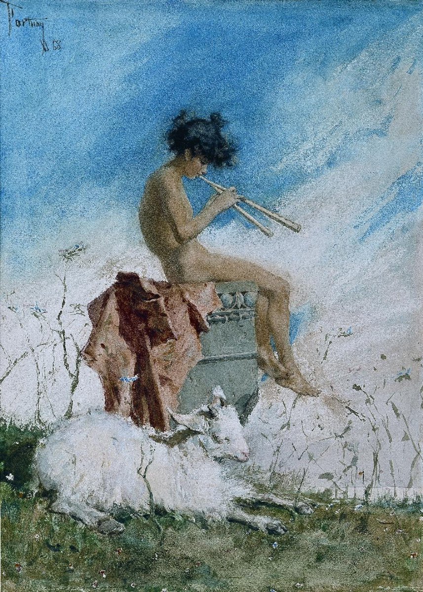 museodelprado's tweet photo. Podéis descubrir más obras de #Fortuny en nuestra #GaleríaOnline http://t.co/OrkKLQZIBN “Idilio” / “Malvas reales” http://t.co/70lYoFDkwd