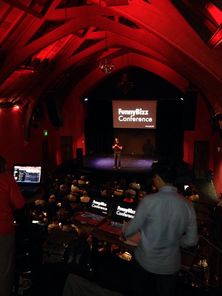 #FunnyBizzSF starting now!