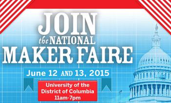 natlmakerfaire's tweet photo. It's true! FREE tickets to the first-ever National #MakerFaire → http://t.co/Xp5HD0T1d9 #natlmakerfaire #weekofmaking http://t.co/iybMJDZPqT