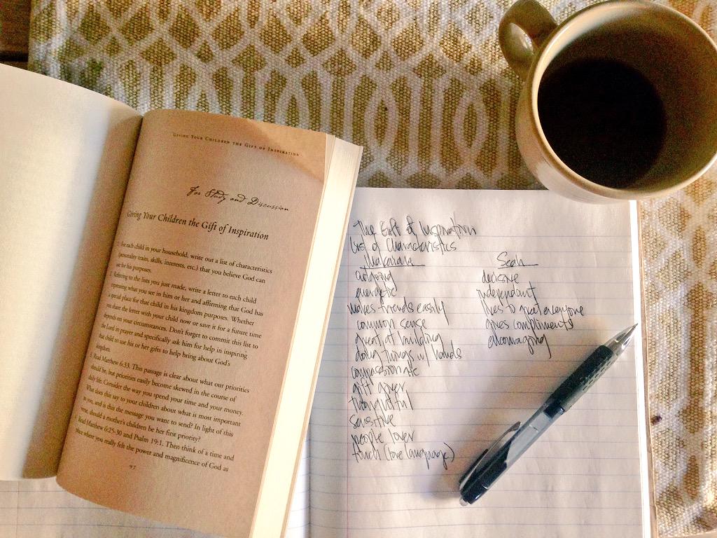 iwannaseanna's tweet photo. Loving this book by @Sally_Clarkson #giftofinspiration #ministryofmotherhood http://t.co/aDy76OVZts