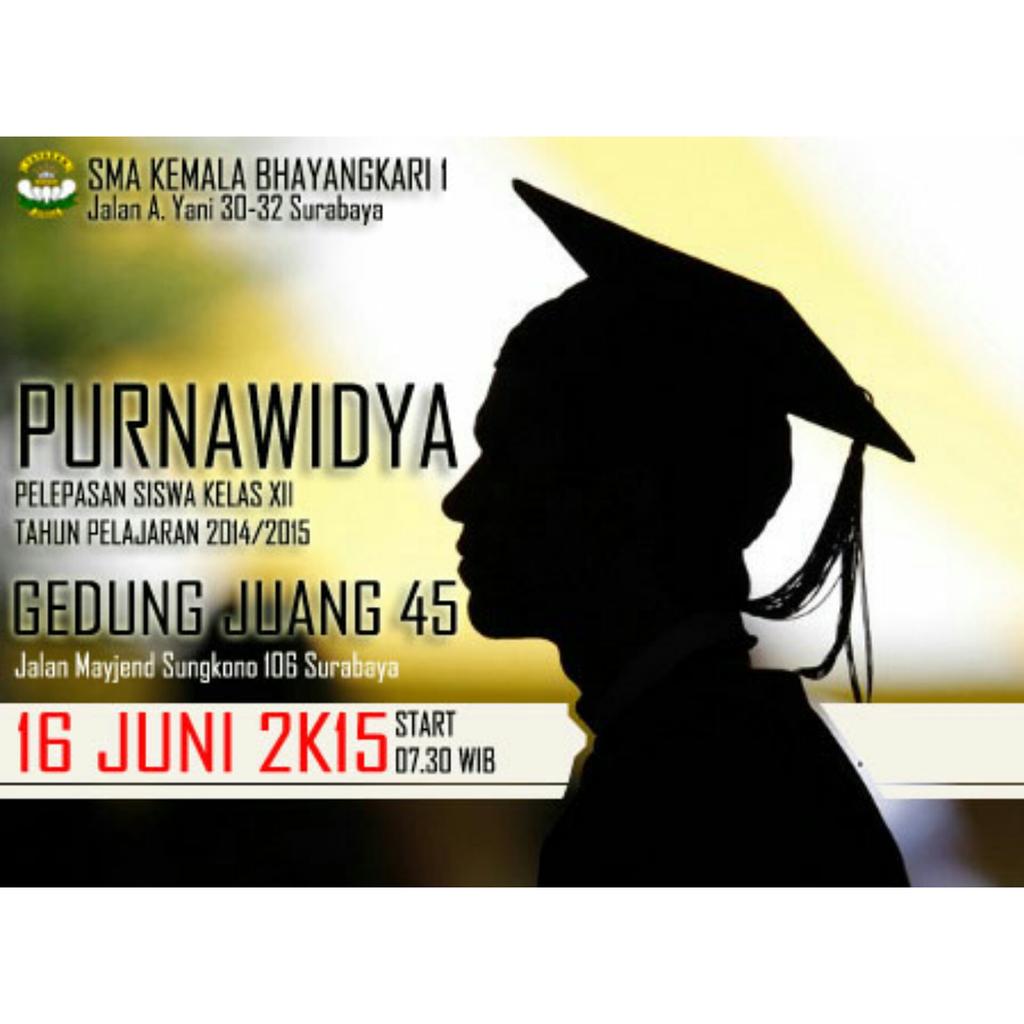 Undangan untuk kalian seluruh siswa kelas 12 tahun pelajaran 2014/2015 #Smabhaone