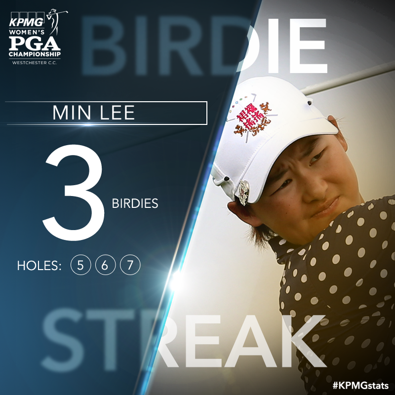 LPGA's tweet photo. T1 Min Lee (-3) rattled off 3 birdies in a row as she closes out a solid RD1! 

Leaderboard - http://t.co/tX0PnbSRiD http://t.co/wRzfIVdSPA