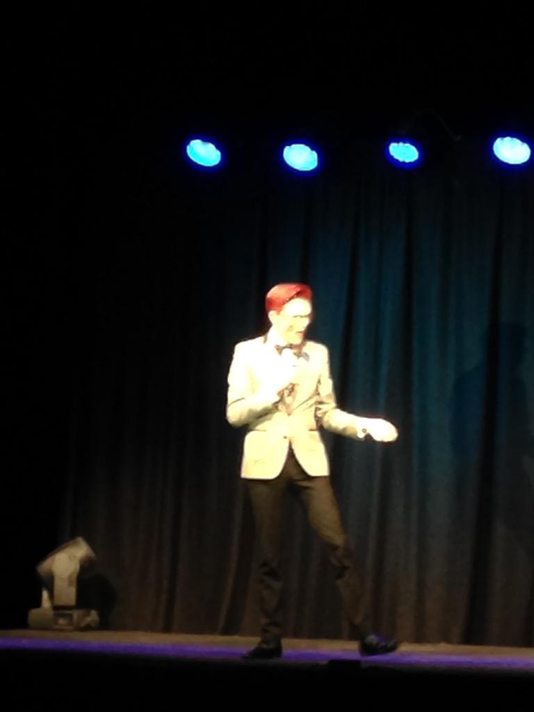 @rhysnicholson  Killin' it on stage in Karratha! #MICF2015