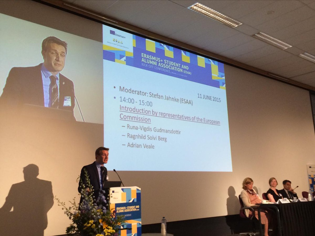 @StefanJahnke Welcome greeting at #ESSAkickOff