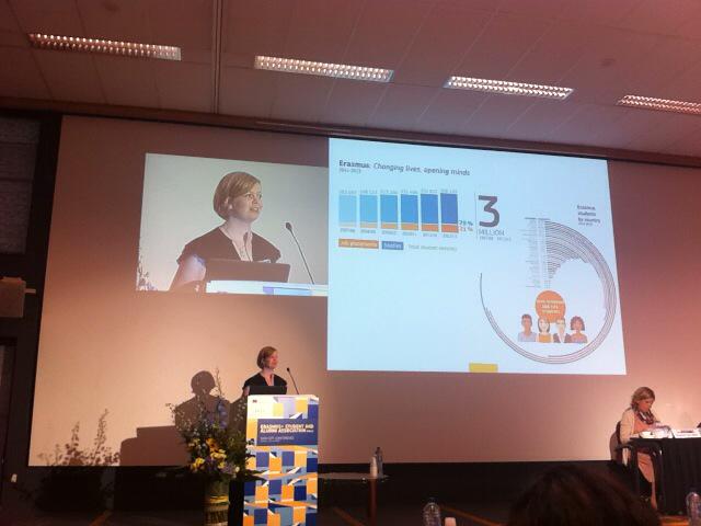 The Erasmus+ program presented by representatives of the EC at <a href="/ESAAeu/">ESAA</a> kickoff conference #jointheumbrella #ESAAeu