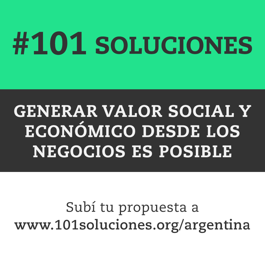 IARSE's tweet photo. #101Soluciones propone generar valor social y económico desde los negocios - Propuestas a http://t.co/qXvQlT3J2I http://t.co/YaGIpU9Dj7