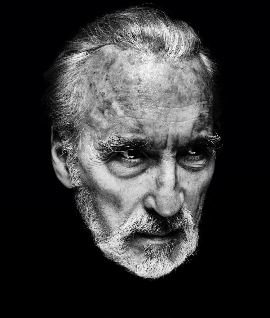 mubinotebook's tweet image. Christopher Lee, 1922 - 2015. Photo by Nadav Kander.