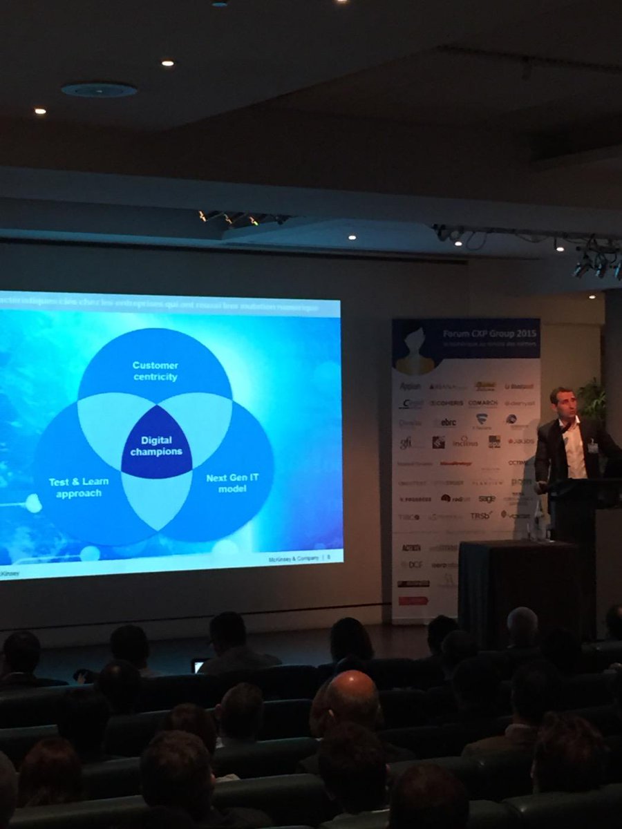 Caractéristiques clés des entreprises qui ont réussi leur mutation digitale d'après Mc Kinsey sur le Forum CXP Group
