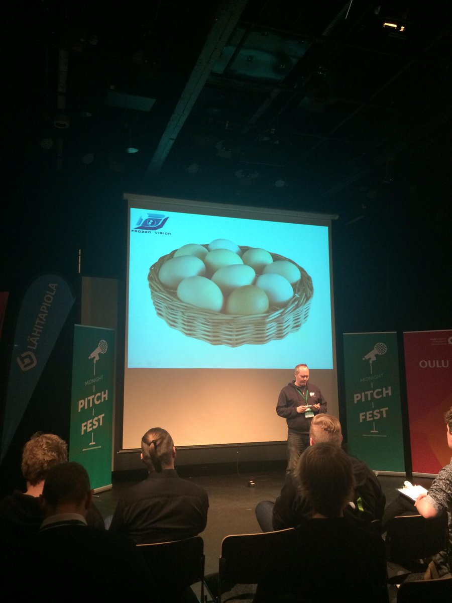 PitchfestOulu's tweet image. .@FrozenVisionltd never put all their eggs in 1 basket #pitchfestoulu