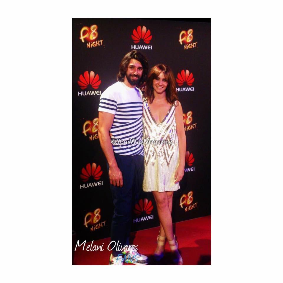 MelaniSite's tweet photo. Melani asistió anoche a la inuguración de #P8Night junto Gorka López.💥💗 ¡Muy linda! 💜 @MelaniOlivaresM http://t.co/3C3CcW0YrY