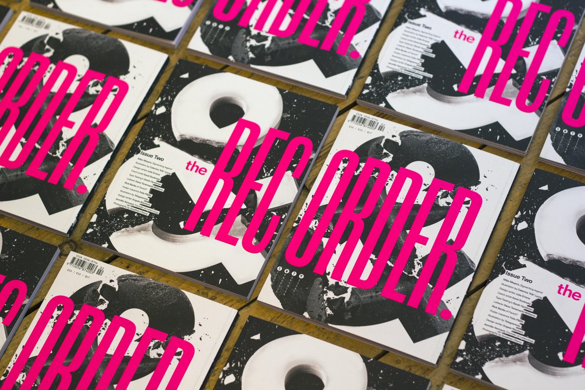 Monotype's tweet image. The beautiful cover artwork for the new Recorder is by the wonderful Sean Freeman &amp;amp; Eve Steben, from THERE IS Studio.