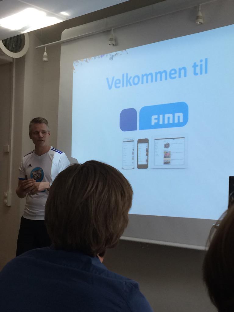 Vi er i gang, begynner med å få høre den EGENTLIGE historien om Finn, spennende! #innovationforumnorway