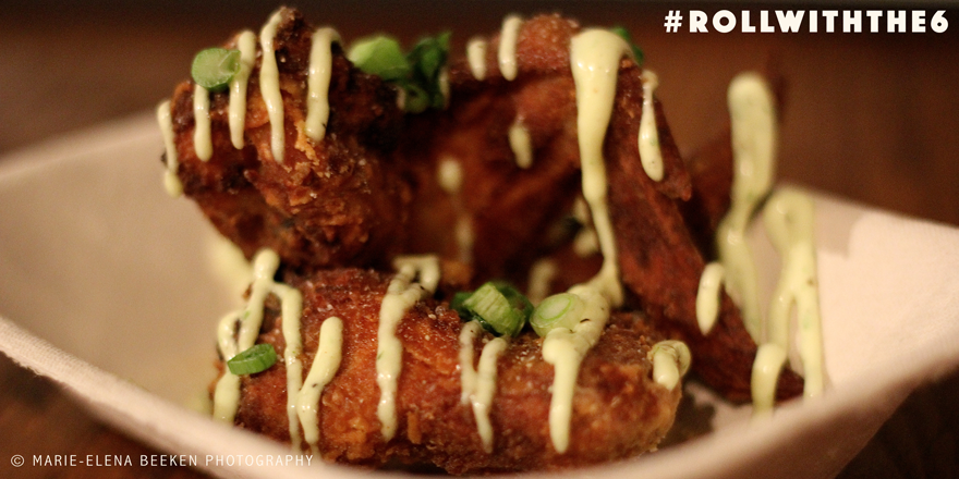 hard6food's tweet photo. #tbt Our buttermilk-brined, honey-garlic dry-rubbed chicken wings were a huge hit at our first pop-up. #RollWithThe6 http://t.co/6833ihcYwi