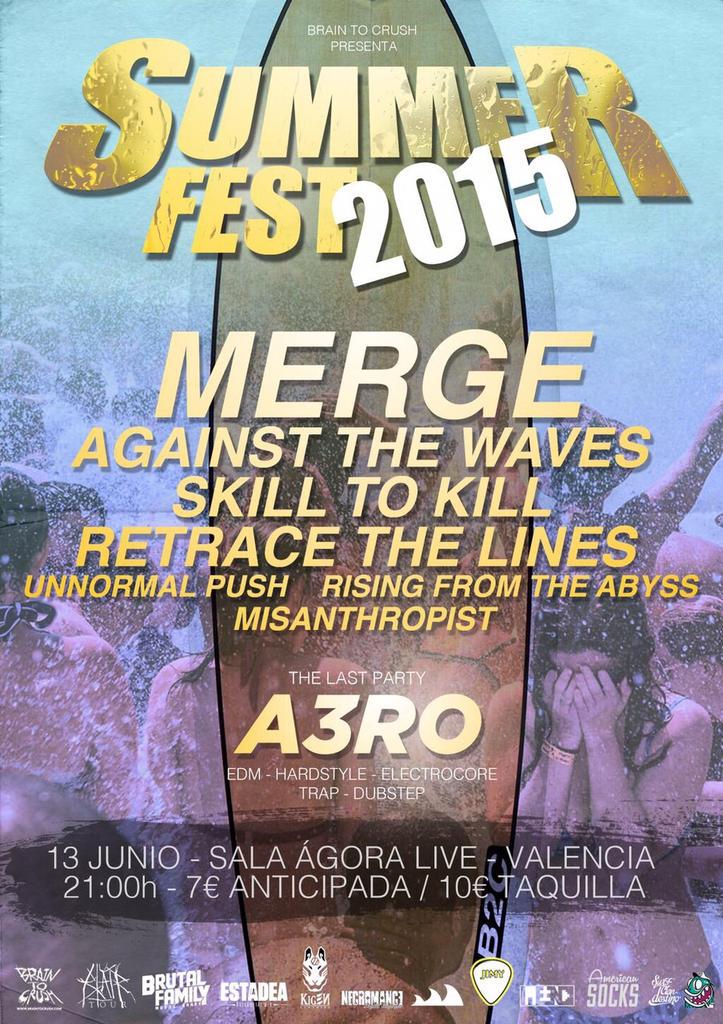 Xicos pasado mañana estaremos tocando en <a href="/SalaAgoraLive/">Ágora Live</a> en el #summerfest oeganizado por <a href="/Braintocrush/">BrainToCrush</a> os pasais??
