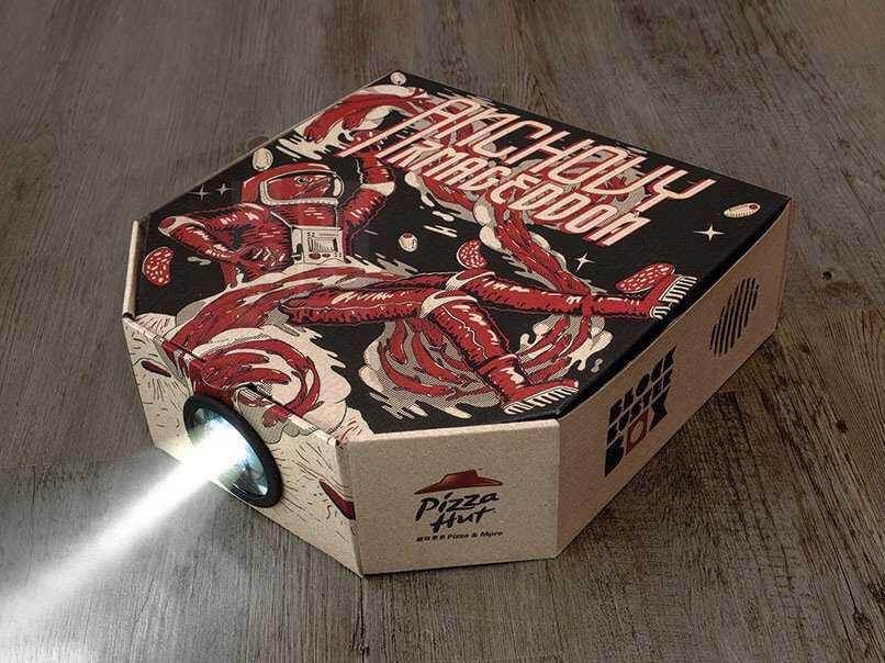 as_bsms's tweet photo. Dinner & movie? @pizzahut turns pizza box into a projector #blockbusterbox http://t.co/B1VfCERpnF