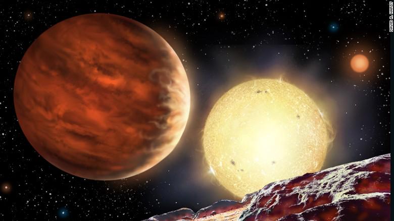 CNN's tweet photo. A new planet, the same size as Jupiter, has been discovered by 15-year-old intern: http://t.co/ZXyYUEjBGQ http://t.co/3qAy9ThG0e