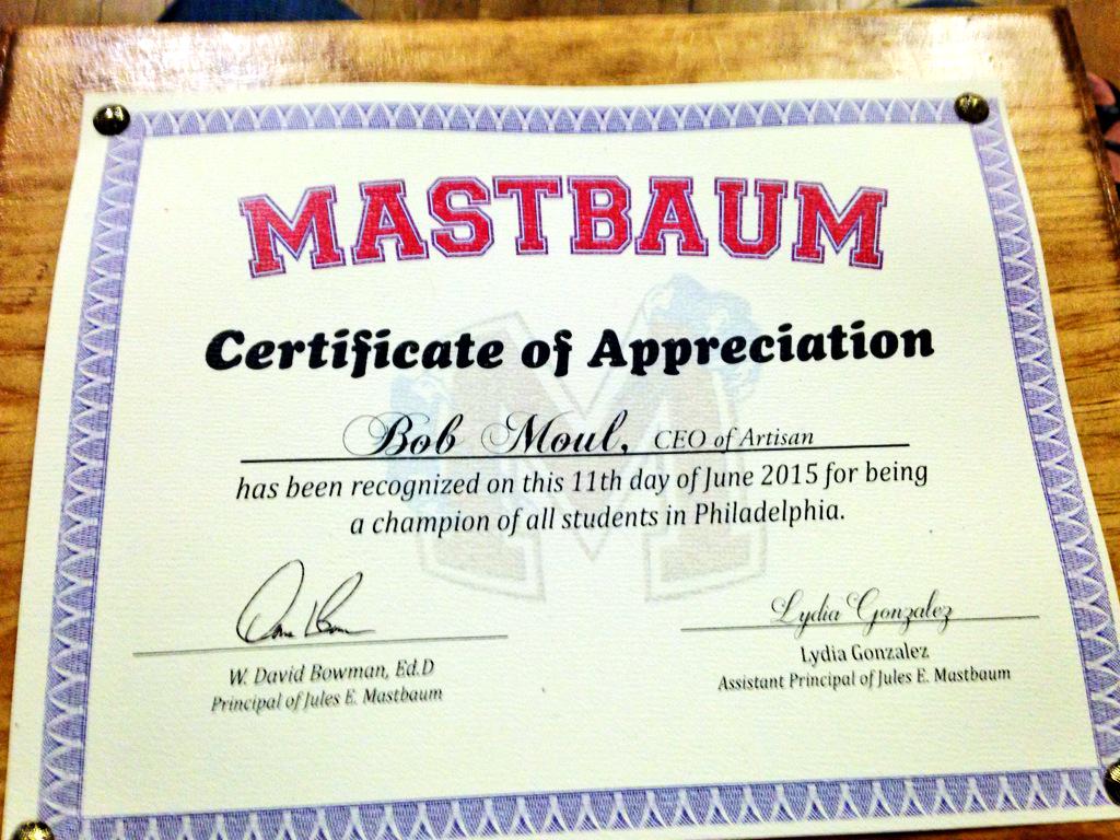 bobmoul's tweet photo. thank you #Mastbaum!! cc @AcademiesInc @thedavebowman I learned a lot... http://t.co/lwSIDyT7Bv