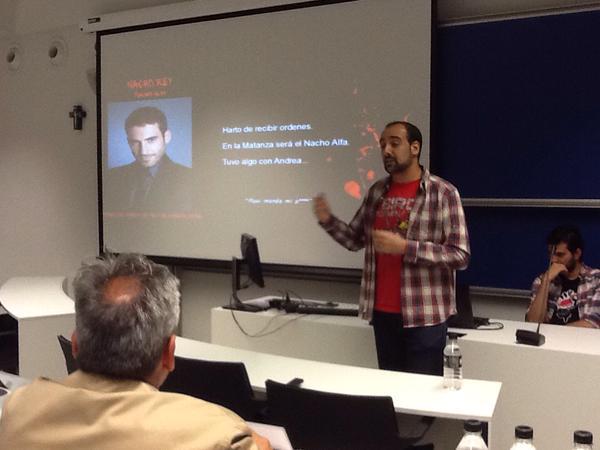 fcomunav's tweet photo. Los alumnos de @masterguionunav defienden sus guiones en #pitchmga ante un tribunal de profesionales #proyectosfcom http://t.co/62clRfcYdo