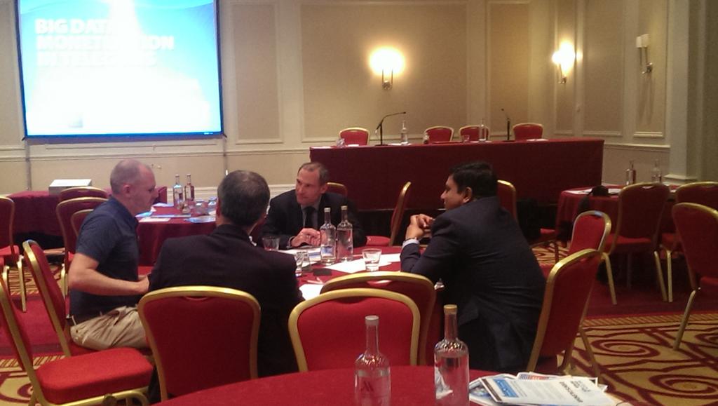 SamFLehmann's tweet photo. Finishing the day with some roundtable discussions #BigDataTelco http://t.co/GzayXndKei