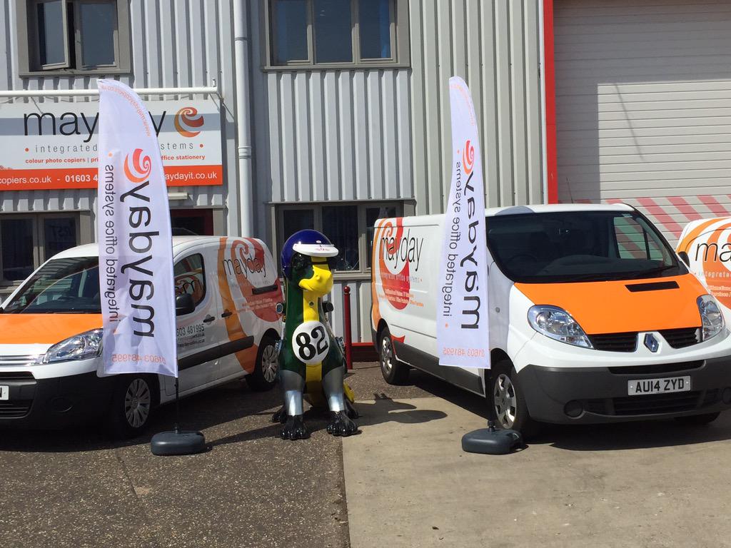 IndyGoGo500's tweet photo. Look what I did today! A day out to visit my sponsors. @MaydayCentral @GoGoDragons2015 http://t.co/l5ZroznkLQ