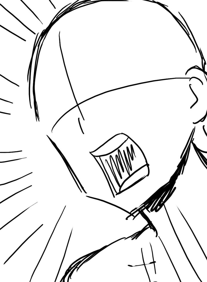 私この角度のこの感じの絵よく描いてる気がする…! 