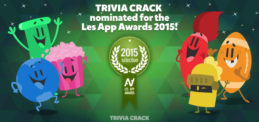 TriviaCrack's tweet photo. Have you voted for #TriviaCrack in #LesAppAwards? Click link below and "Votez pour cette app!"
http://t.co/e3482qTTpi http://t.co/7sey90fdv0