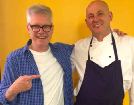 PeterXBoyd's tweet photo. This Guy.
Hired me '84 as headwaiter, Stadtlander's on JohnSt. Where I did my 1st winelist + We share a June26 bday! http://t.co/Ju8wU4xw3A