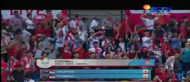 SCTVSports's tweet photo. Selamat Timnas U-23 yang berhasil mengalahkan Singapura dengan skor 1-0. #IndonesiaJuara http://t.co/38nzRlyqty