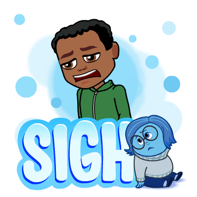 bitstrips's tweet photo. When you wake up thinking it's Friday, only to remember it's actually Thursday #InsideOutBitmoji http://t.co/XzQj5l0cjf
