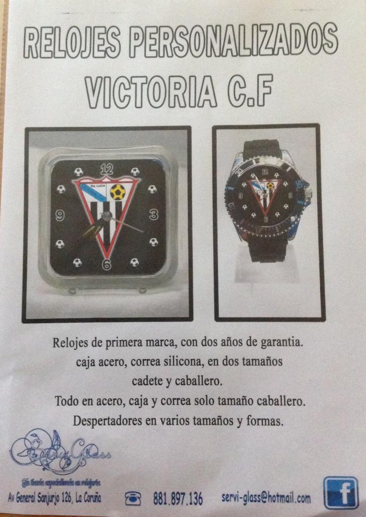 GlassServi's tweet photo. Nuevos relojes del VICTORIA C.F....
NO T QUEDES SIN EL TUYO!!!! http://t.co/oOS8xRyVqX