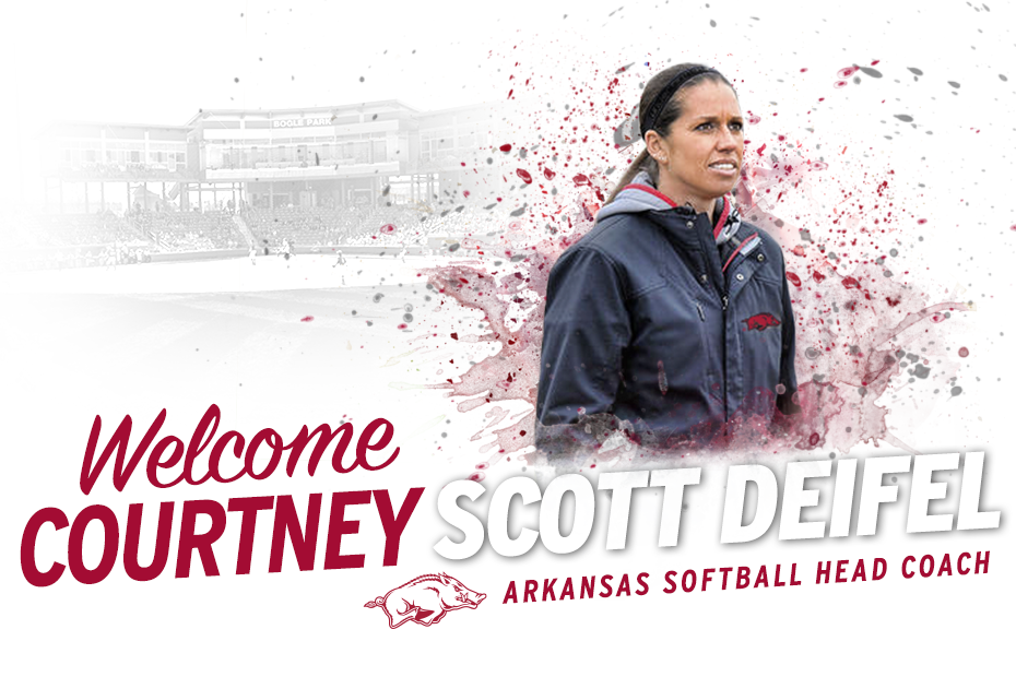 ArkRazorbacks's tweet photo. Razorback fans, help us welcome Courtney Scott Deifel as our new @RazorbackSB coach!
http://t.co/A70EkdP3oz http://t.co/lFbyHaqGZh