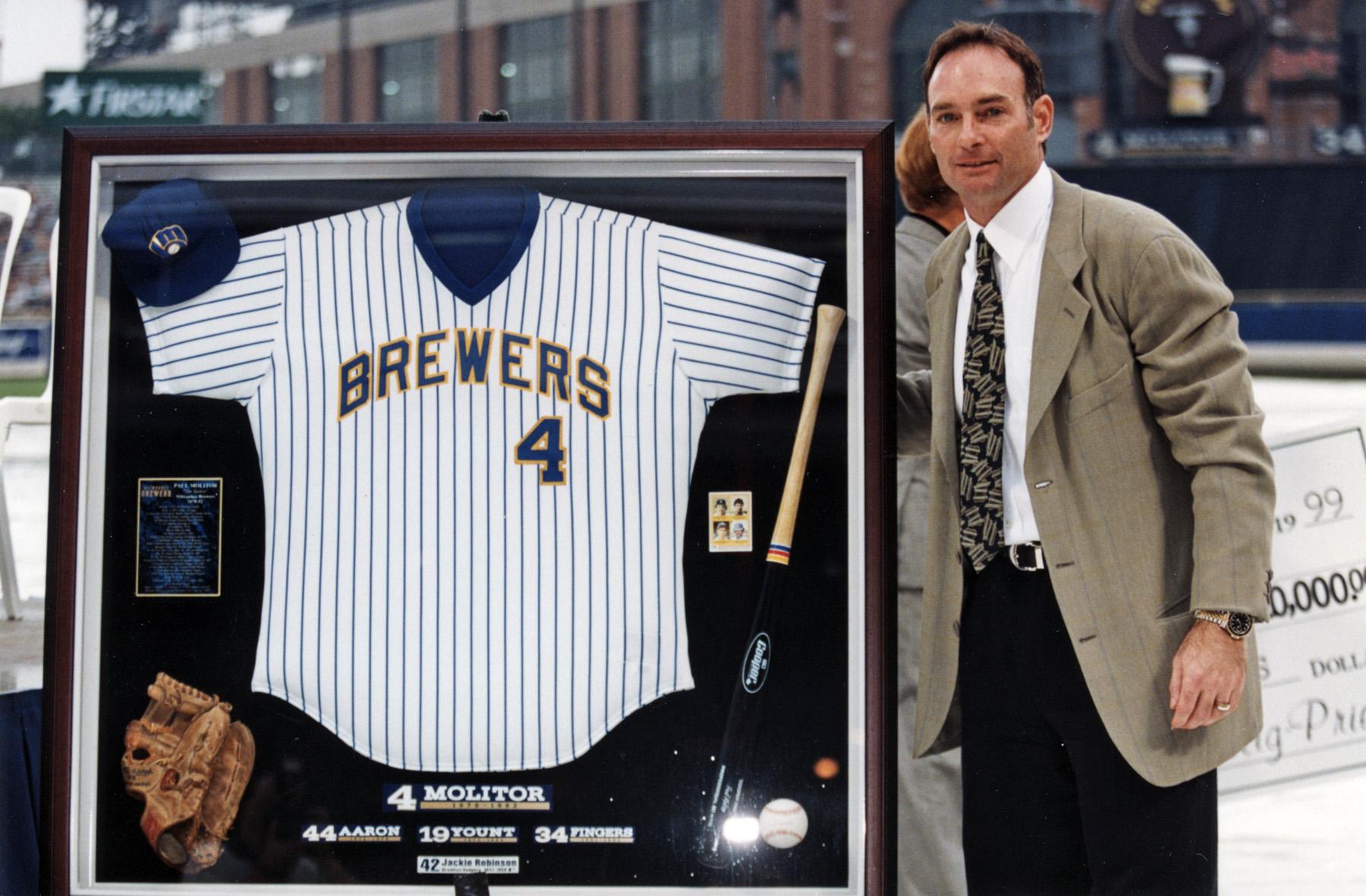 Milwaukee Brewers on X: #TBT to this day in 1999 when the #Brewers retired Paul  Molitor's #4. On June 28, the Ignitor gets a bobblehead day.   / X