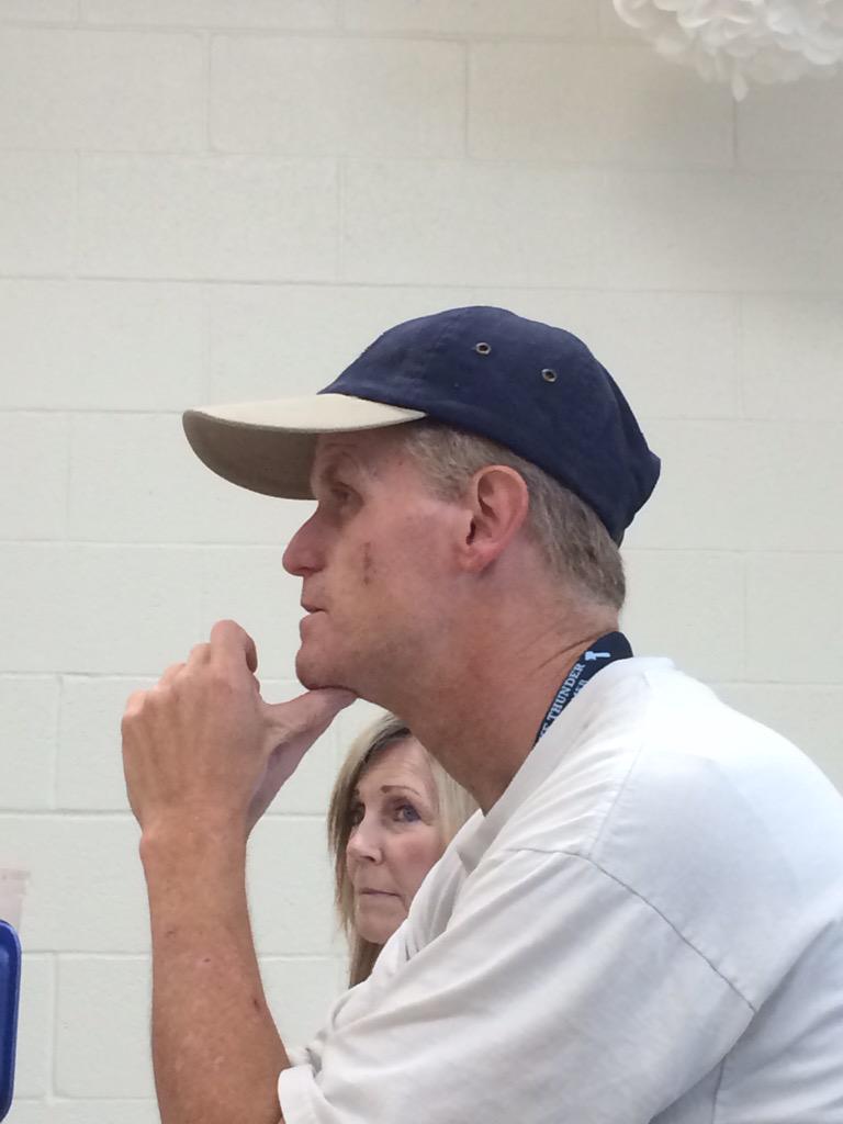 JayMonsen's tweet photo. I'm always scared Randy will go backwards and run me over. http://t.co/HvWtPWs2l7