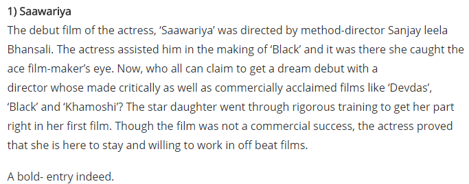 [Article] :: 5 roles of the actress that prove she is a risk taker  
