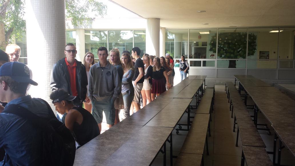 STANDKNIGHTS's tweet photo. Black Knight Grad Staff lunch 2015!Stay classy La Salle http://t.co/KrcXDyuvK6