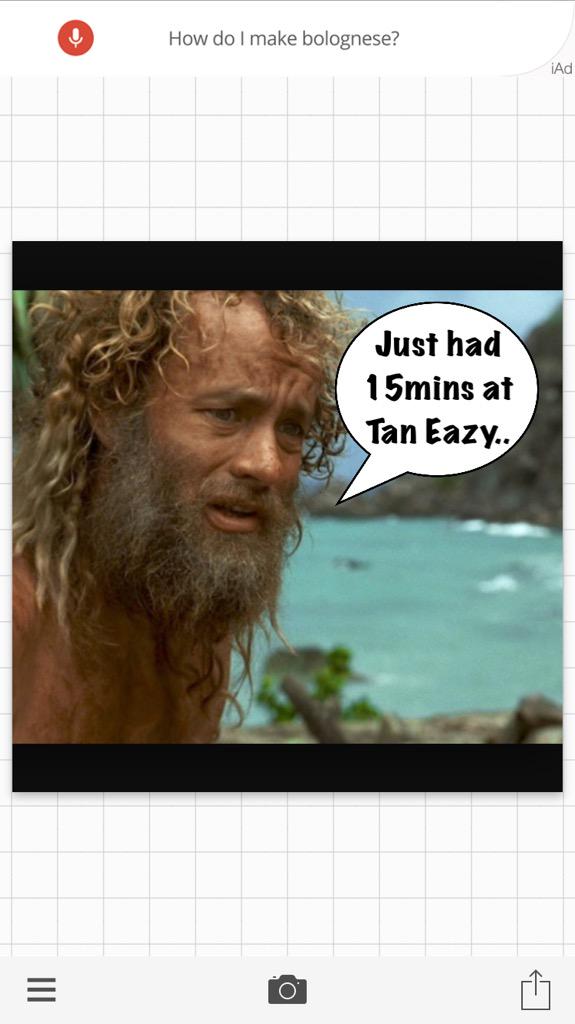 Taneazy's tweet photo. Even Tom hanks knows the deal http://t.co/UvbFhVtueN