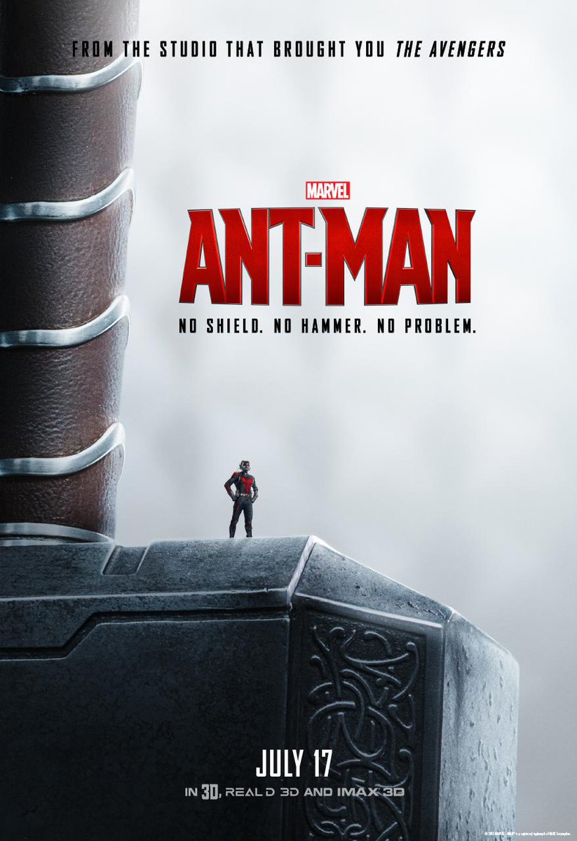 Captain America, Iron Man & Thor in Ant-Man posters CHOzNTLUIAAdqGH