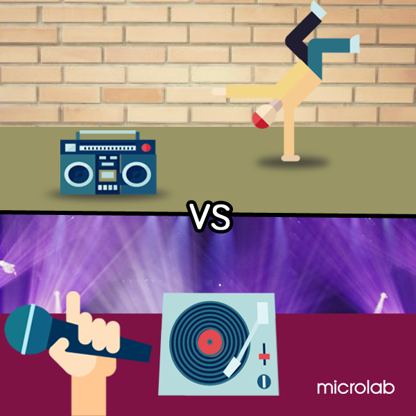 MicrolabAR's tweet image. ¡Like si preferís la música tecno, compartilo si te gusta más el rap!