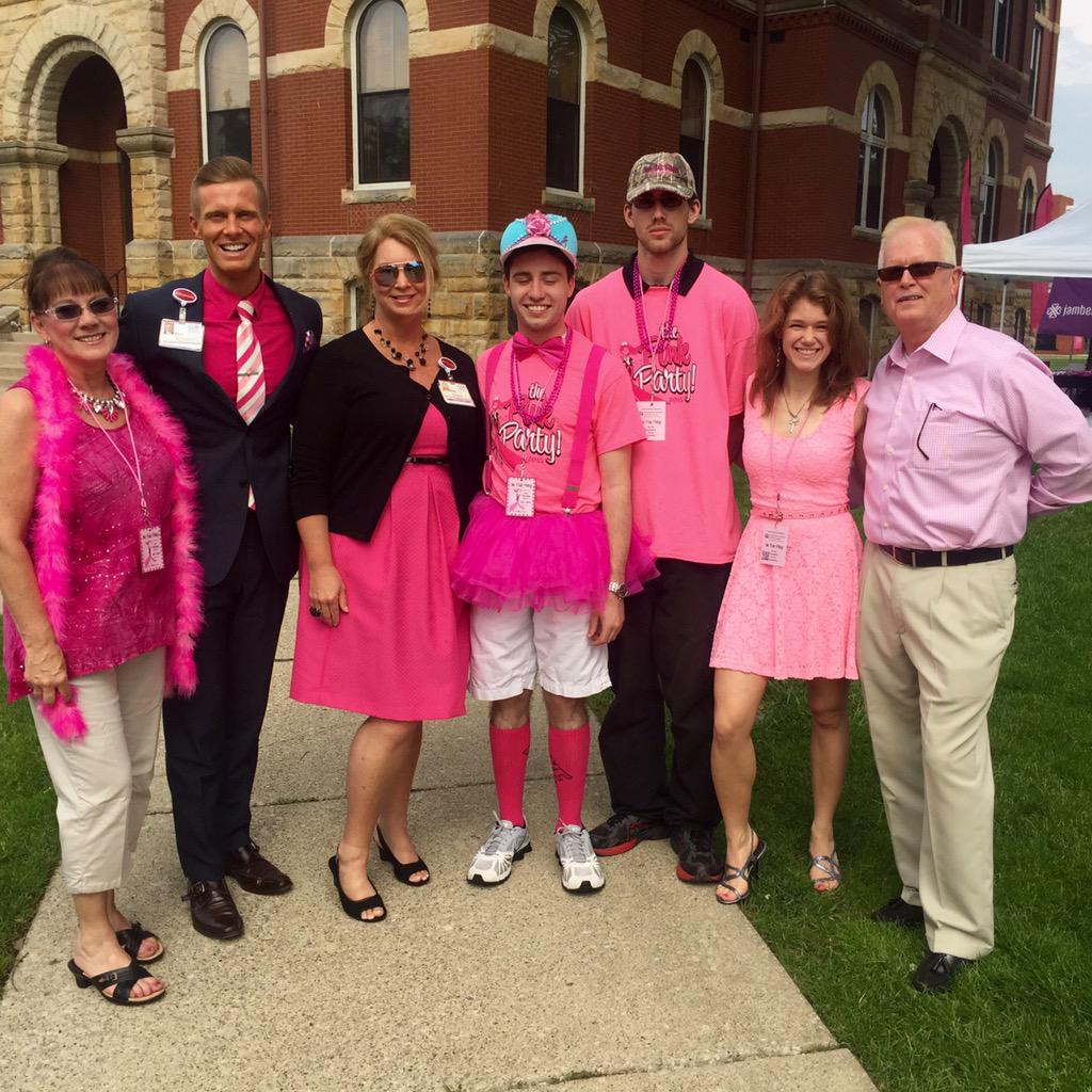 "<a href="/stjoelivingston/">St. Joe's Livingston</a> is grateful for Pink Party  efforts in the fight against breast cancer" - <a href="/bryntlyshane/">Brynt Ellis</a>