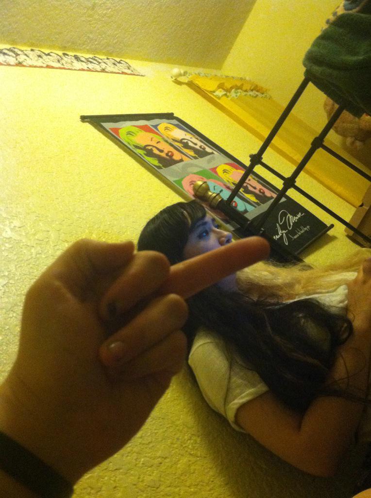 she was too involved in the sims and wouldn't pay attention to me