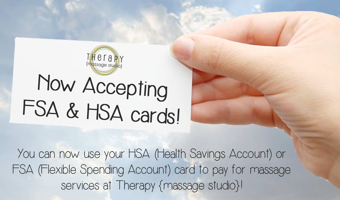 We Now Accept HSA and FSA Payment Cards