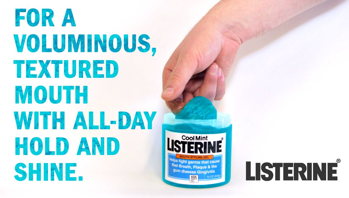TheOnion's tweet photo. Listerine Introduces New Mouth Styling Gel http://t.co/EcTkc6ZiHy http://t.co/6h4GvGY9t3