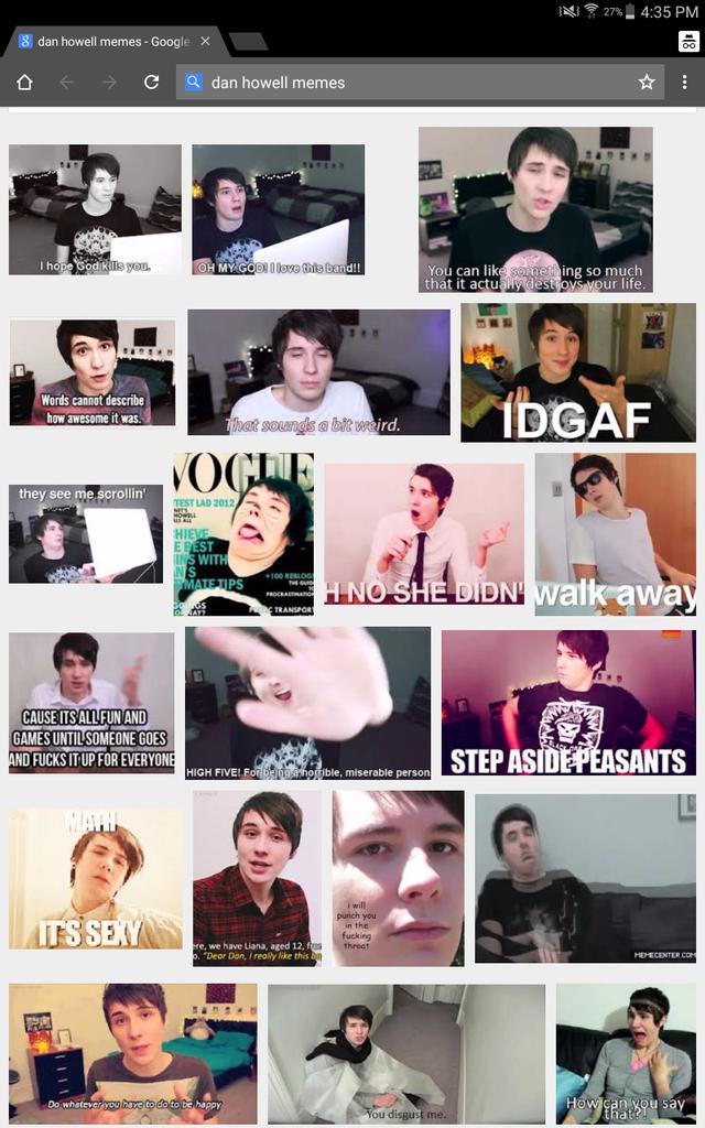 HAPPY BIRTHDAY DAN HOWELL !!     Google has no chill when it comes to your memes 